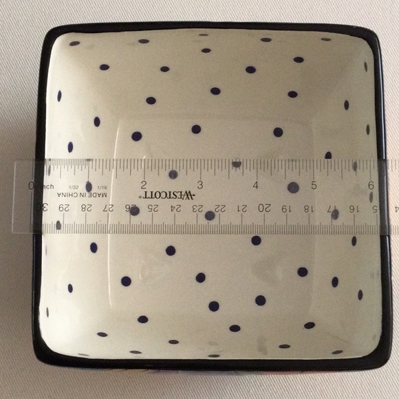 3/$10 | Surrealist Decorative Ceramic Square Bowl - Picture 10 of 10